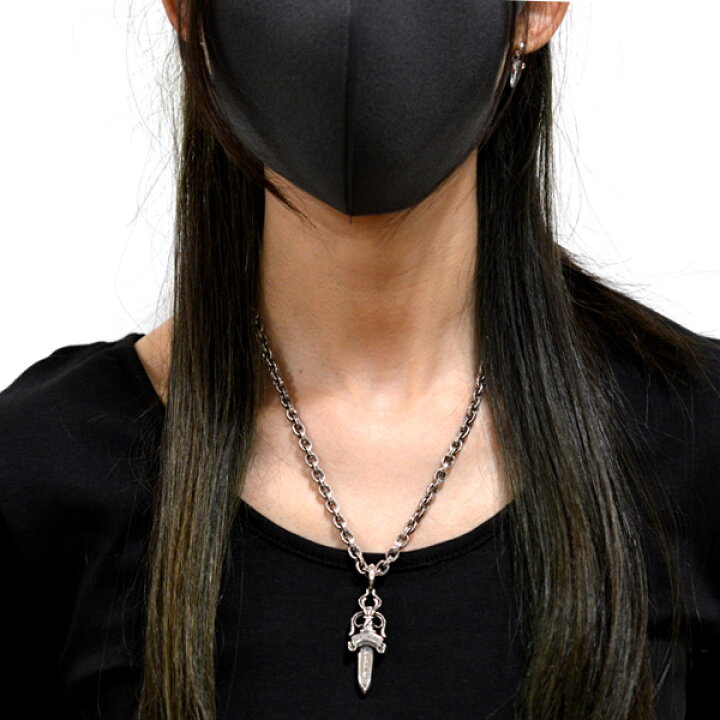 楽天市場】クロムハーツ CHROME HEARTS ダブルダガーペンダント/Double  