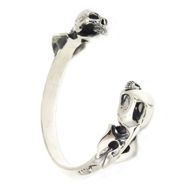 楽天市場】クレイジーピッグ CRAZY PIG DESIGNS TWO SKULL BANGLE 