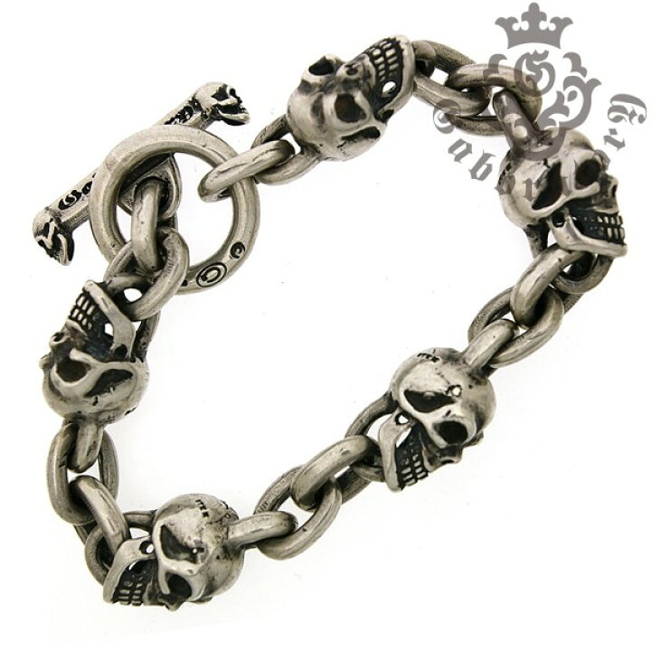 楽天市場】ガボラトリー Gaboratory Skull & small oval link bracelet 