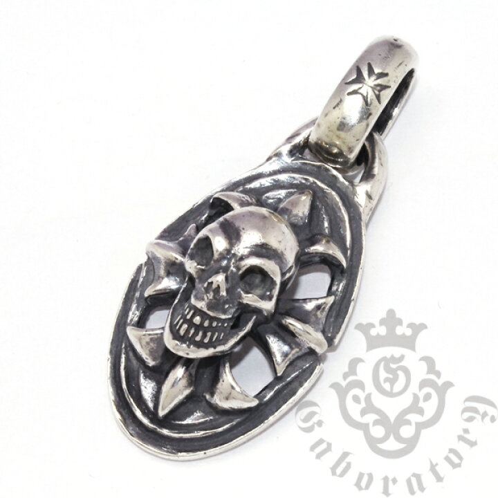 楽天市場】ガボラトリー Gaboratory Skull on Cross oval Pendant 
