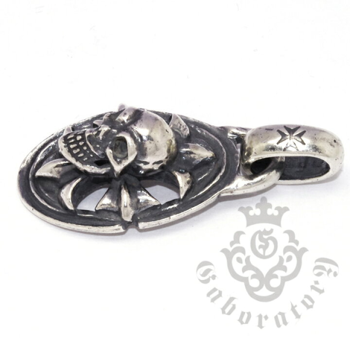 楽天市場】ガボラトリー Gaboratory Skull on Cross oval Pendant 
