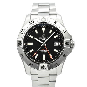 �u���C�g�����O BREITLING �A�x���W���[ �I�[�g�}�e�B�b�N GMT 44 A32320101B1A1 44mm �u���b�N �V�i