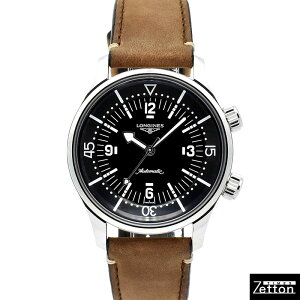 �����W�� LONGINES ���W�F���h�_�C�o�[ L3.764.4.50.0 SS 39mm �u���b�N �V�i