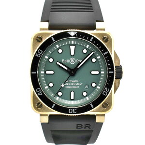 �x�������X BELL��ROSS BR0392-D-LT-BR/SRB BR03-92 �_�C�o�[ �u�����Y 42mm ���E999�{���� �O���[�� �V�i