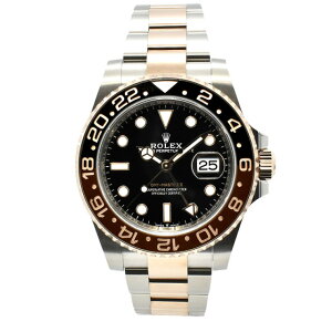 �y�V�i�z�����b�N�X ROLEX GMT�}�X�^�[ 2 126711CHNR �������� �u���b�N 40mm �����Y