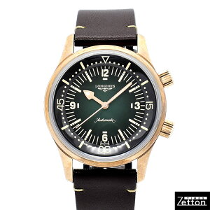�y�V�i�z�����W�� LONGINES ���W�F���h�_�C�o�[ L3.774.1.50.2 �������� �O���[�� 42mm �����Y