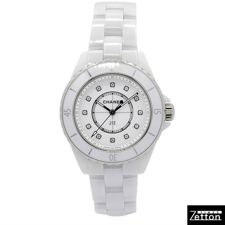 楽天市場】【新品】シャネル CHANEL J12 12Pダイヤ H5703 クォーツ  