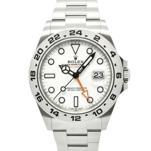 �y�V�i�z�����b�N�X ROLEX �G�N�X�v���[���[ 226570 �������� �z���C�g 42mm �����Y