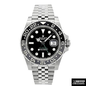 �y�V�i�z�����b�N�X ROLEX GMT�}�X�^�[ 2 126710GRNR �������� �u���b�N 40mm �����Y