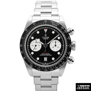 �y�V�i�z�`���[�_�[ TUDOR �u���b�N�x�C �N���m 79360N �������� �u���b�N/�V���o�[ 41mm �����Y