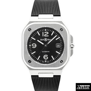 �y�V�i�z�x�������X Bell��Ross �C���X�g�D�������g�D BR 05 �u���b�N �X�e�B�[�� BR05A-BL-ST/SRB �������� �u���b�N 40mm �����Y