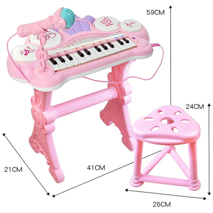 市場 キッズ オモチャのピアノ 音楽玩具 ミニキーボード キーボード 子供ピアノ 電子ミニピアノ 可愛いピアノおもちゃ 音楽おもちゃ
