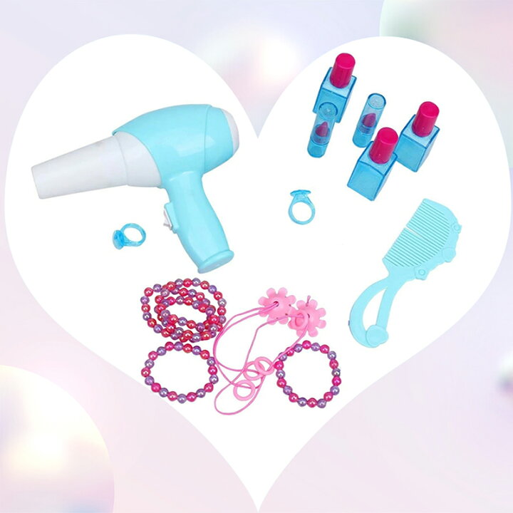 楽天市場 ドレッサー おもちゃ おままごと 可愛い プリンセス お姫様 姫系 変身 女の子 コスメ 子供 おもちゃ メイクセット メーキャップ ごっこ遊び キッズ 知育玩具 メイクゲームセット 鏡台 お誕生日プレゼント 贈り物 お祝い お化粧セット 海外通販 Kingstar