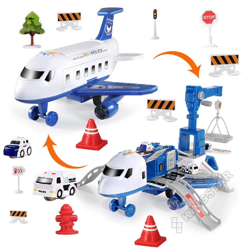 楽天市場】飛行機 おもちゃ おままごと 2in1 分解可能 航空機おもちゃ