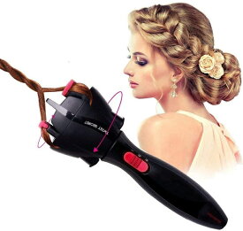 電動ヘアブレイダー、スタイリッシュな髪を編むための自動DIY髪型ツール、360°回転可能、女性用と女の子用【海外通販】