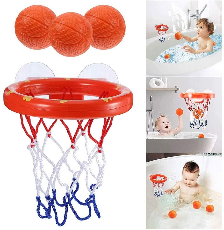 お風呂のおもちゃ、楽しいバスルームのバスケットボールスタンド、子供用の入浴用ミニバスケットボールのおもちゃセット、赤ちゃんの入浴用の心地よいクラシックギフトのおもちゃ、親子のインタラクティブなおもちゃ