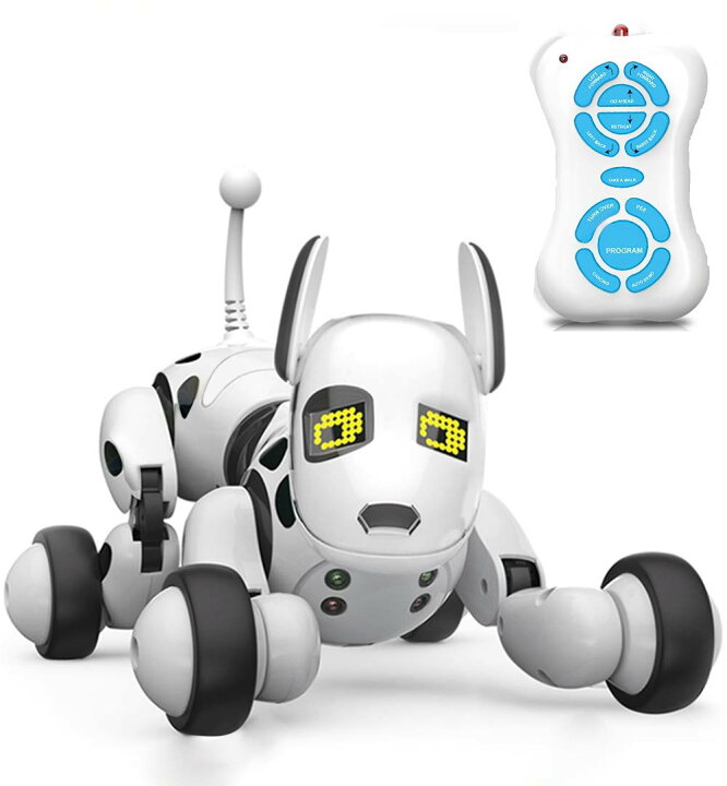 楽天市場 全国送料無料 ロボット犬のおもちゃ 電子ペット 犬ロボット 男の子 女の子 誕生日プレゼント ホワイト 海外通販 Kingstar