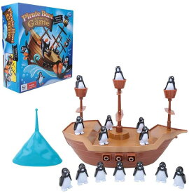 バランスゲーム ペンギンバランスおもちゃ 海賊船おもちゃ 脳ゲームおもちゃ パーティーギフト用【海外通販】