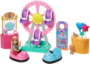 y|Cg2{zo[r[ Nu`FV[ Vn h[ & vCZbg Barbie Club Chelsea Doll and Carnival Playset GHV82 MATTEL o[r[l` { nEX Ƌ