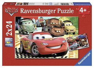 【ただ今ポイント2倍！】カーズ2 パズル 24ピース×2 (ディズニー・ピクサー/Disney Pixar/Cars 2/ Ravensburger Puzzle)ラベンスバーガー