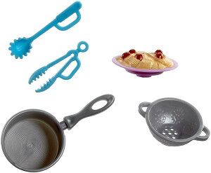 y|Cg2{zo[r[ ANZT[EpbN pX^NbLO  Barbie Pasta Accessory Pack MATTEL FHP72 o[r[l`p ܂܂