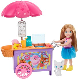 【本日ポイント2倍】バービー クラブ チェルシー「屋台」ドール & プレイセット (Barbie Club Chelsea Doll and Snack Cart Playset/GHV76 /MATTEL/バービー人形 ハウス) ギフト