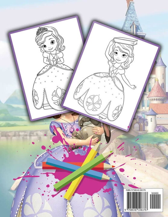 楽天市場 本日ポイント2倍 ディズニー プリンセス ソフィア ぬりえ Princess Sofia Coloring Book 36 Exclusive Illustrations For Adults And Kids 英語 王様のおもちゃ 楽天市場店