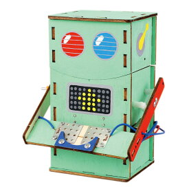 【ポイント2倍】コインを食べる!? 木製貯金箱ロボット工作キット アーテック ArTeC 55440 ウッドクラフト 小学生 工作 夏休み 自由工作