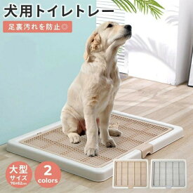 トイレトレー 犬 ペットトイレ スーパーワイド 高床式 トイレ フチもれしにくい トレーニング ペットトレー しつけ トイレトレーニング