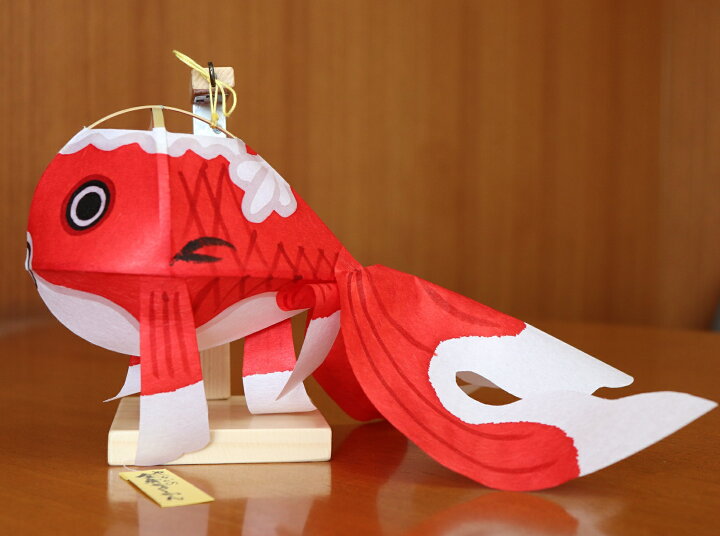 楽天市場 特選 金魚ちょうちん 中 総手作り 金魚ちょうちん柳井
