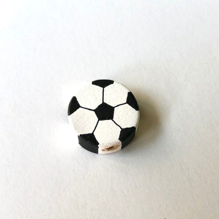 楽天市場 木製 ネームストラップ用アクセサリー サッカー ネームホルダー お名前キーホルダー 工作 パーツ 手作り オーナメント 飾りつけ 装飾 手描き 穴あり 手作り木製雑貨のお店 Wood Stock
