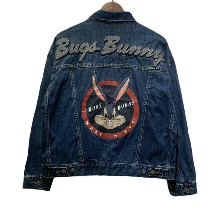 楽天市場】【中古】 GU × LOONEY TUNES デニムジャケット Gジャン 
