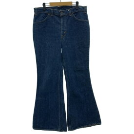 【中古】　Levi's　デニムパンツ　70s vintage　70年代　OLD　684　刻印16　Gパン　ジップフライ　フレア　オレンジタブ　ミントコンディション　アメカジ　古着　/4387