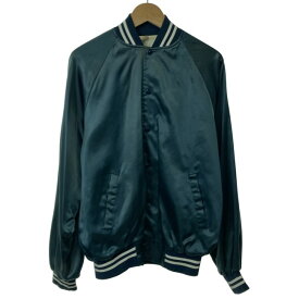 【中古】　Auburn　ナイロンジャケット　80s vintage　80年代　OLD　ブルゾン　バックプリント　USA製　古着　/4393