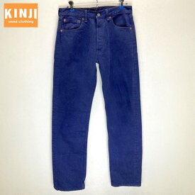 ★30％OFF！26日0:00~27日9:59★ KINJIボトムスの日 ★ Levi's　501　デニムパンツ　ジーンズ　90's vintage　98年製　コットン　ストレート　ボタンフライ　後染め　USA製　アメカジ　古着