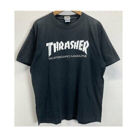 ★ポイント10倍！ 24日20:00~27日9:59★ THRASHER　Tシャツ　半袖　カットソー　トップス　クルーネック　コットン　プリント　ロゴT　ブランドロゴ　オーバーサイズ　ストリート　古着