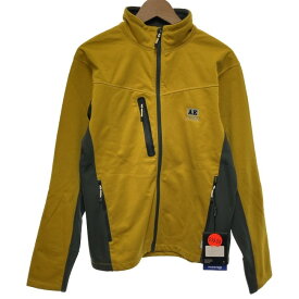 【中古】　AK ALASKA　ハードウェア　ハイネック　フルジップ　ワンポイント　刺しゅう　古着