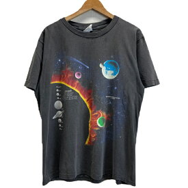 TURNER　Tシャツ　90’s vintage　半袖　カットソー　トップス　クルーネック　コットン　プリント　両面プリント　太陽系　宇宙　USA製　古着
