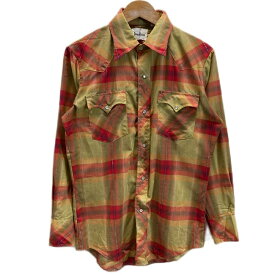 TRAILRIDGE　ウエスタンシャツ　60's vintage　長袖　シャツ　チェック　レギュラーカラー　胸ポケット　アメカジ　古着