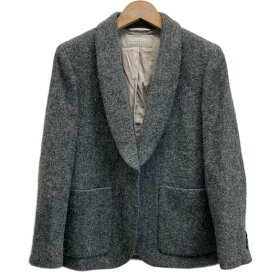 MARGARET HOWELL × Harris Tweed　ウールジャケット　アウター　テーラードカラー　無地　本切羽　No.578-220404　日本製　古着