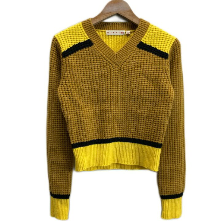 楽天市場】MARNI × UNIQLO セーター ニット トップス Vネック 無地 
