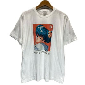 KONAMI　Tシャツ　半袖　非売品　ときめきコレクション　ときめきメモリアル　ときメモ　館林見晴　公式グッズ　ビッグプリント　キャラクター　古着
