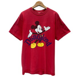 Disney DESIGNS　Tシャツ　90's vintage　半袖　カットソー　トップス　クルーネック　キャラクター　ディズニー　ミッキー　プリント　USA製