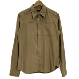 COMME CA DU MODE MEN　プレーンシャツ　90's vintage　長袖　シャツ　トップス　レギュラーカラー　胸ポケット　無地　日本製　古着