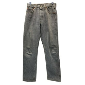 【中古】　Levi's　デニムパンツ　00s vintage　00年代　OLD　00年製　刻印553　501　Gパン　ジーンズ　ボトムス　カラーデニム　無地　ボタンフライ　赤タブ　スモールe　USA製　アメカジ　古着