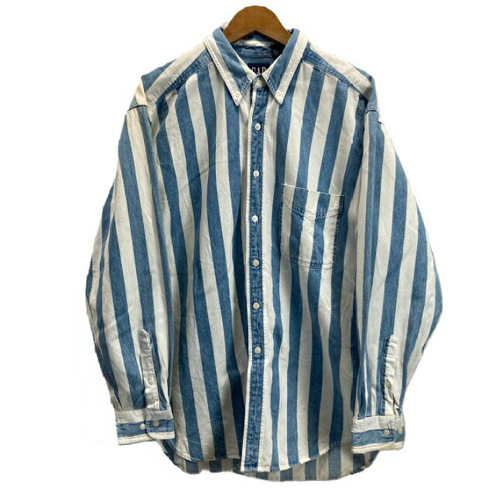 楽天市場】【中古】 GAP OLD GAP ストライプシャツ 90s vintage 90年代  
