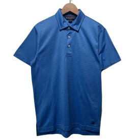 Brooks Brothers　ポロシャツ　半袖シャツ　トップス　ハーフボタン　レギュラーカラー　コットン　ボーダー　ワンポイントロゴ　刺繍　古着