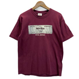 Hard Rock CAFE　Tシャツ　半袖　カットソー　トップス　クルーネック　ブランドロゴ　古着