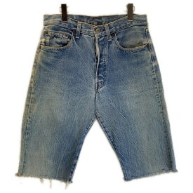 【中古】　Levis　ハーフパンツ　80s vintage　80年代　OLD　501　刻印558　短パン　ボタンフライ　デニム　USA製　アメカジ　古着