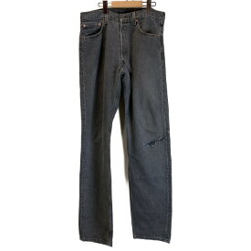 【中古】　Levi's　デニムパンツ　00s vintage　00年代　OLD　501　刻印553　ボタンフライ　無地　カラーデニム　USA製　アメカジ　古着
